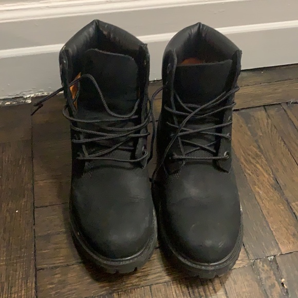 Black Timberlands **LIKE NEW** - Picture 2 of 3